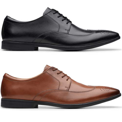 Clarks ‘Bampton Wing’ – Mens Lace Up Shoe - The Ashbourne Shoe Company