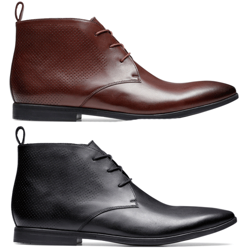 Up' Mens Formal Lace Ankle Boot - The Ashbourne Shoe Company