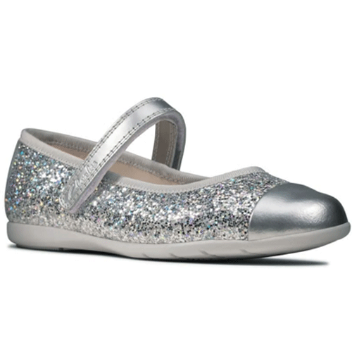 clarks glitter shoes