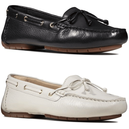 clarks ladies slip on shoes