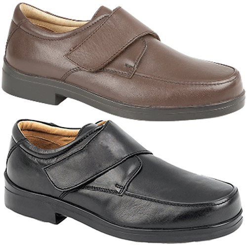 mens extra wide velcro shoes
