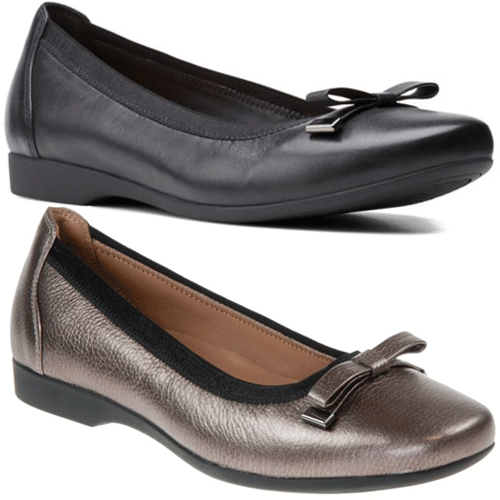 Clarks 'Un Darcey Bow' – Womens Slip On - The Ashbourne Shoe Company