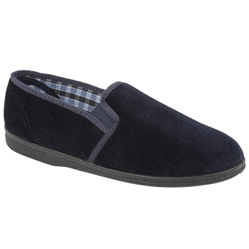 Sleepers ‘Simon’ MS232 – Mens Gusset Slipper - The Ashbourne Shoe Company