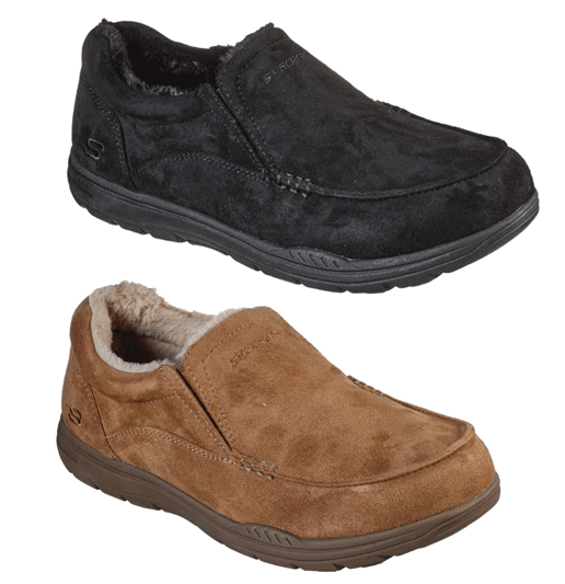 Outbound Men's Fleece Lined Leather House Slippers Indoor/Outdoor Soles,  Tan | Canadian Tire