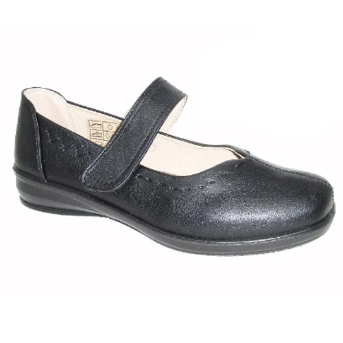 Dr Lightfoot ‘20763504’ – Womens Velcro Fastening Bar Shoe - The ...